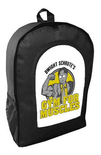 Mochila Negra Gym Gimnacio Deportes Pesas Art#ar87