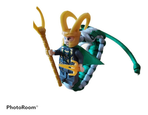 Imagen 1 de 2 de Figuras Lego's Marvel Pulsera Loki