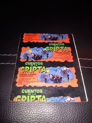 Sobre Album Cuentos De La Cripta, Sellado