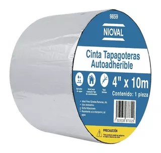 Cinta Impermeable Tapa Goteras 4 X 10mts