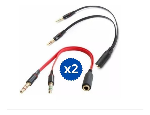 Cable Para Audífonos Microfono 2 En 1 Samsung Pc Laptop