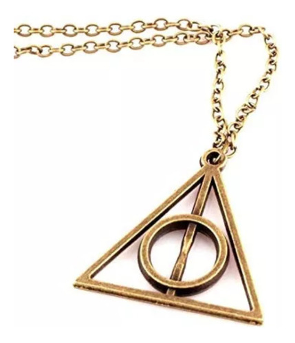 Collar Reliquias De La Muerte Triangulo Antiguo Harry Potter