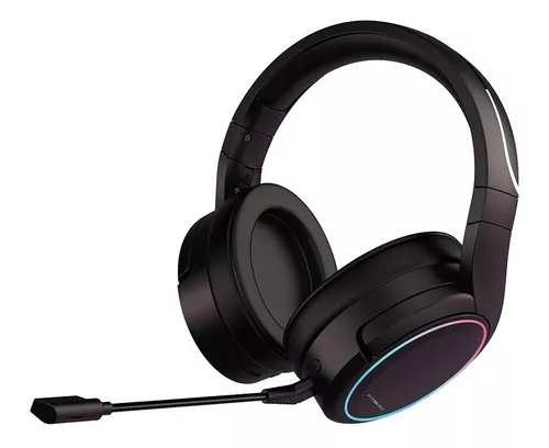 Auriculares Gamer Xinua Bluetooth Rgb Micrófono Desmontable