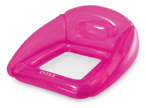 Flotador Asiento Para Piscina Con Malla Colores Intex 56802 Rosa