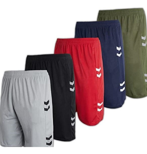 Pack De 5 Bermudas / Short Colores Para Niños Y Jovenes