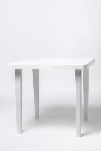 Mesa Cuadrada Plastica 78 X 78 Cm Con Patas Desmontables