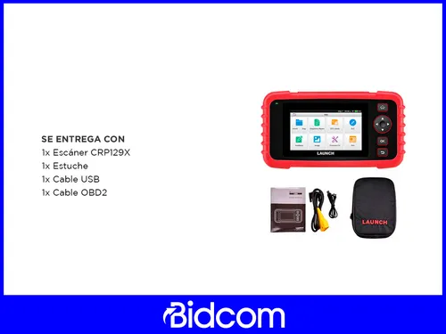 Scanner Automotriz Launch Creader Multimarca Funciones Obd2