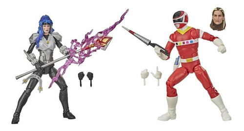 Figuras Power Rangers Ranger Vermelho E Astronema - Hasbro