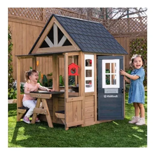 Casa De Madera Infantil Equipada Para Exterior Valley View