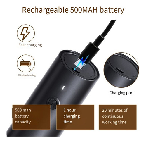 Molinillo De Pimienta Recargable Usb, Molinillo De Pimienta