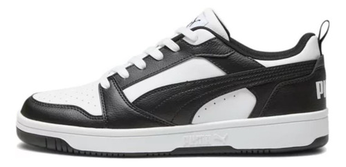 Tenis Puma Rebound V6 Blanco-negro Comodo Casual 392328-01