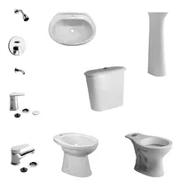 Comprar Juego De Baño Completo Andina Ferrum Y Griferías M4 Fv
