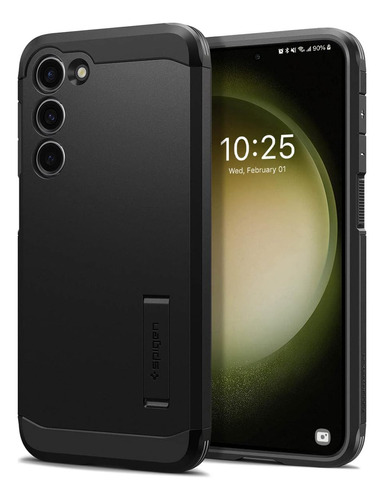 Funda Spigen Tough Armor Para Galaxy S23 Negro