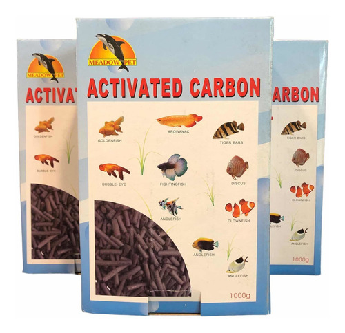 Carbón Activado Para Acuario. Meadow Pet 1000g