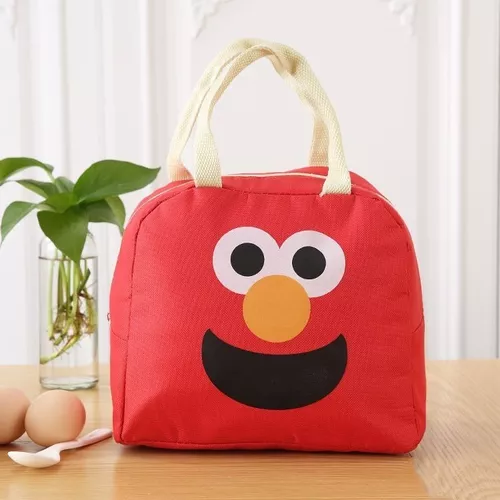 Sesame Street Bolsa de almuerzo aislada Elmo