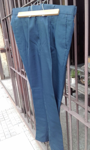 Pantalón Paulino Nuevo Para Caballero Talle 32 Color Azul