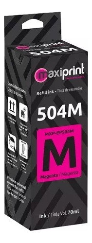 Tinta Maxiprint  Epson 70ml Magenta 504m Somos Tienda