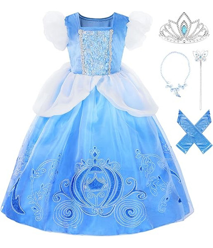 Disfraz Princesa Halloween Para Niñas Vestido Tematica Juego