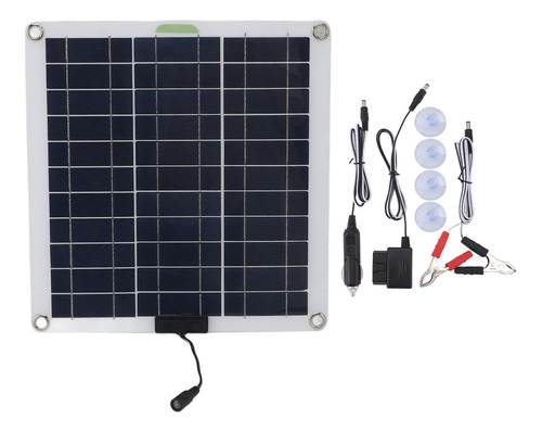 Kit Cargador Bateria Solar 200w Enchufe Obd Panel Para Al