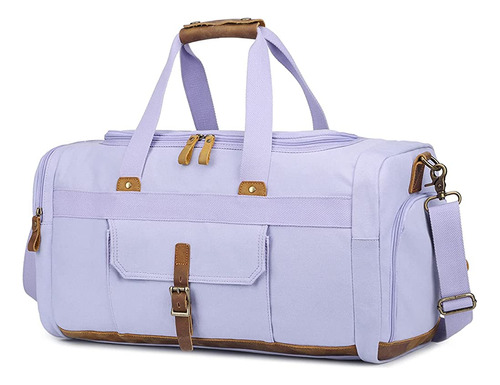 Bluboon Weekender Overnight Duffel Bag Con Compartimento De 