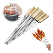 Comprar 20pcs Palillos Para Brochetas Barbacoa Articulos De Cocina