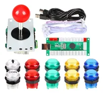 Comprar Kit Arcade Joystick Y Botones Pc \u002F Mame \u002F Raspberry