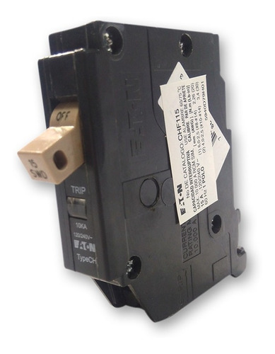 Interruptor Termomagnético 1 Polo 15amp, 120/240v, Eaton 1pz