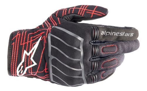 Luva Alpinestars Mm93 Losail V2 Motociclista Touch Frio Moto Cor Vermelho Tamanho 2XL/3G