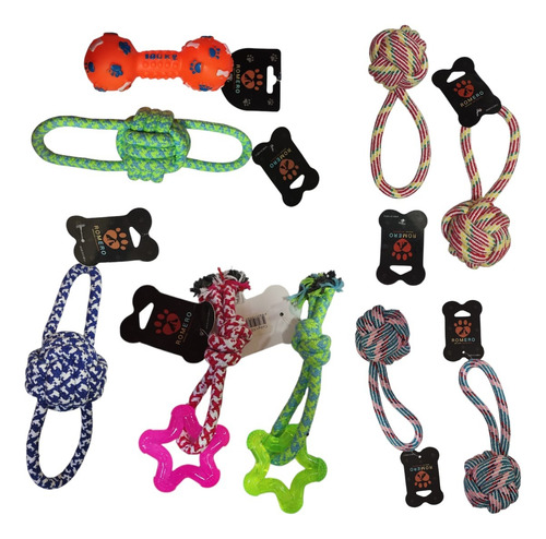 Juguetes Resistentes De Hilo Multicolor Para Perro