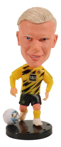 Boneco Miniatura Erling Haaland No Borussia Dortmund