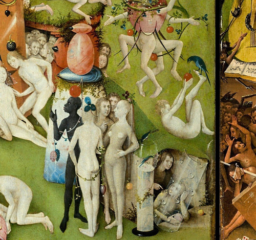 Poster Foto Obra Jardim Das Delícias Terrenas 55x100cm Bosch