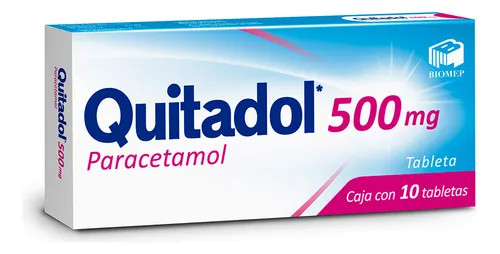 comprar Quitadol Tabletas 500 Mg, 10 Tabletas