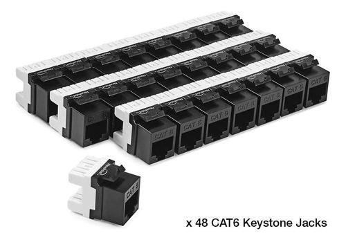 Navepoint - Panel De Conexiones Utp (cat. 6, 24 Puertos, 1 U