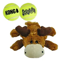 Comprar Kong - Cozie Marvin The Moose Y 2 Squeakair Balls - Para Per