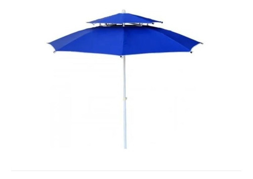 Parasol Sombrilla Doble Techo 220 Cm