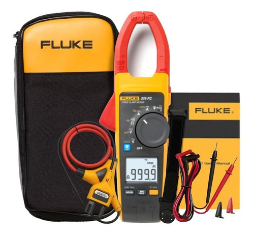 Alicate Amperímetro Digital Ac/dc True-rms 376 Fc Fluke