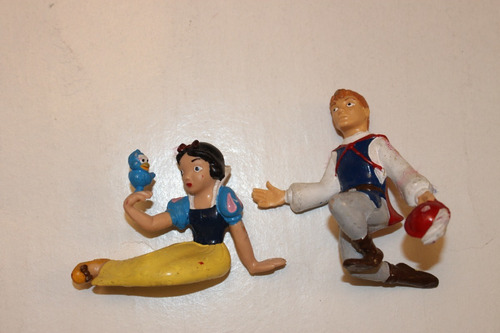 1986 Figuras Blanca Nieves Y Príncipe Disney Comics Spain