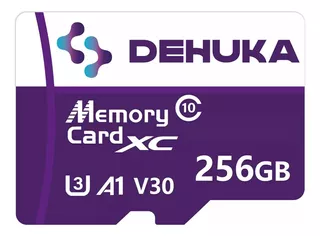 Tarjeta de Memoria Micro SD 256GB Dehuka