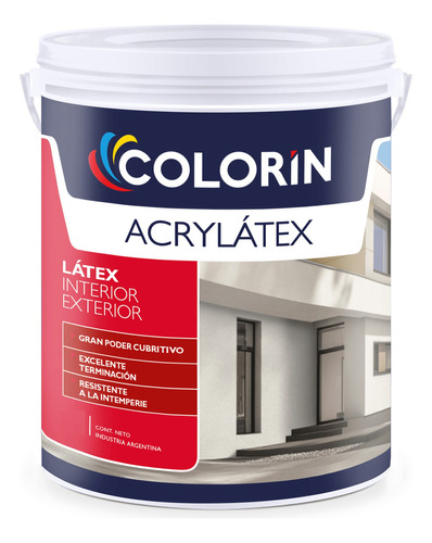 Colorín Acrylatex Interior/Exterior blanco mate 20l