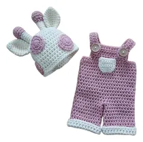 Comprar Conjunto Tejido A Crochet De Jirafita Para Bebés De 0-6 M