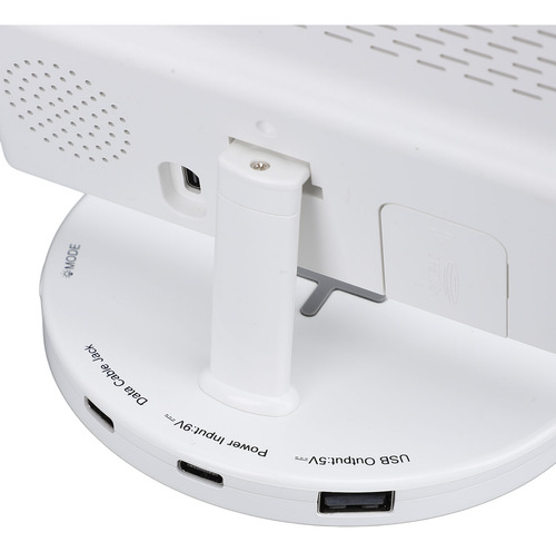 Reloj Despertador Digital Rgb Con Espejo Led De 12/24 Horas