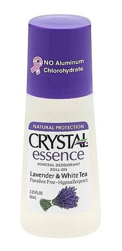 Cristal Esencia Mineral Natural Desodorante Roll-on Lavanda