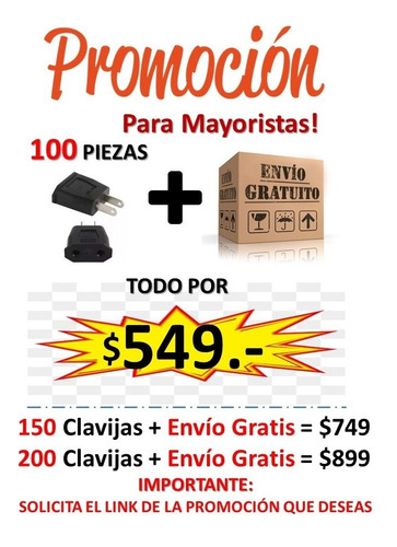 Clavija Convertidora Adaptadora Europea Oferta Mejor Precio!