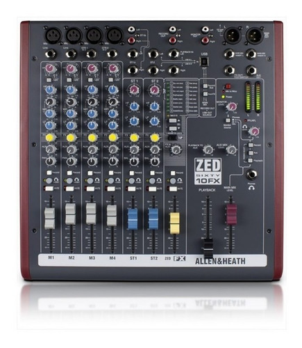    Allen & Heath Zed60-10fx Consola Mixer Sonido Audio Vivo 
