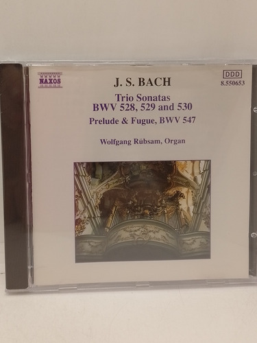 J. S Bach Trío Sonatas / Bwv 528 Cd Nuevo 