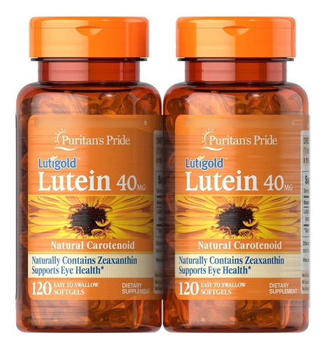 Luteína 40 Mg Con Zeaxantina Salud Ocular 240 Capsulas