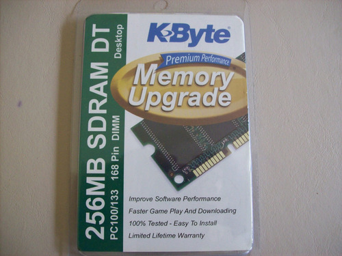 Memoria Ram 256mb Kbyte Premium Performance Upgrade Sd Ram