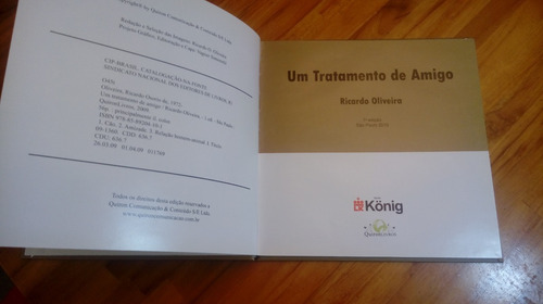 Livro Um Tratamento De Amigo