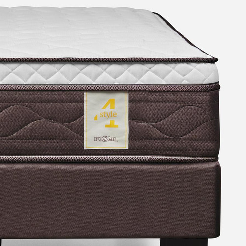 Cama King 180x200 Rosen New Style 4 Plus Respaldo Rachel