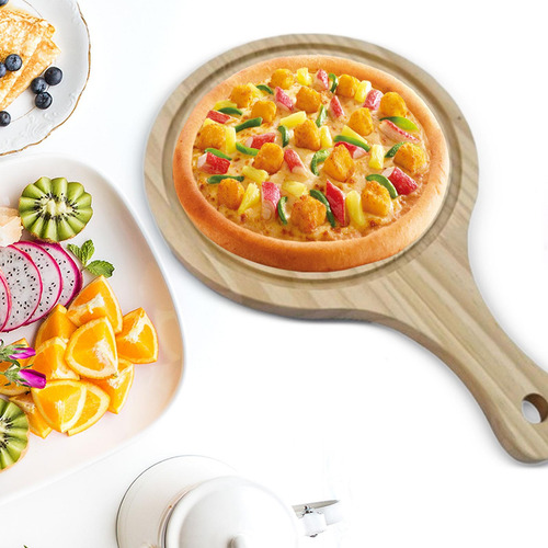 Tabla Para Pizza, Tabla Para Pan Y Queso, Pala 9 Pulgadas
